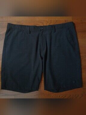 Billabong Men's Crossfire Submersibles Recycler Hybrid Shorts - Size 44 - Black